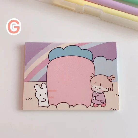 Cute To-do-list notepad, Mini daily planer, Cartoon to do list notebook, Plan sticky note, Bullet journal sticker, 50 Sheet pad, Paper note