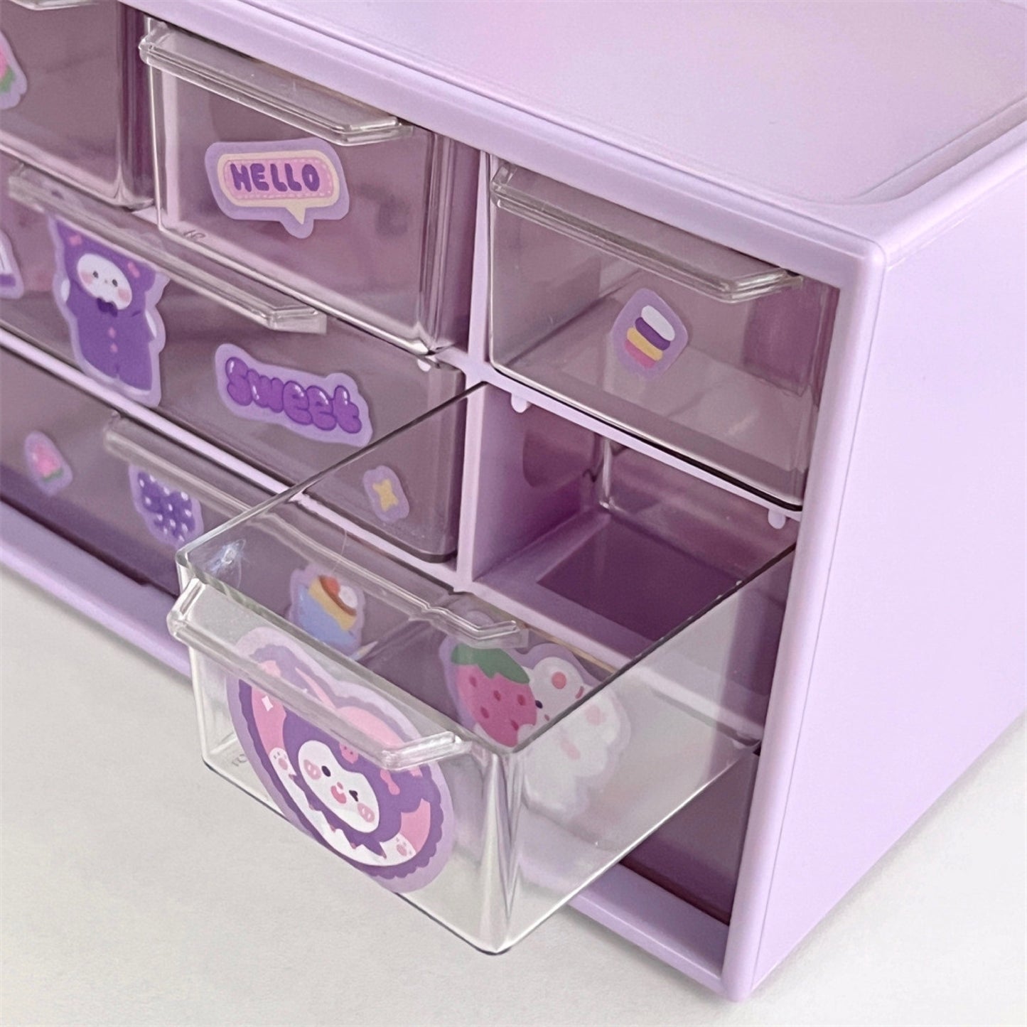 6 drawer desktop cabinet, Cute desktop storage cabinet, Colorful jewelry organizer