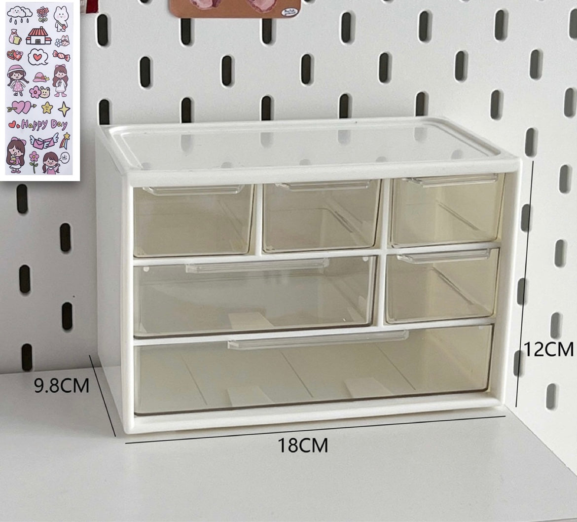 Colorful Drawer Mini Organizer  Mini Plastic Drawer Organizer